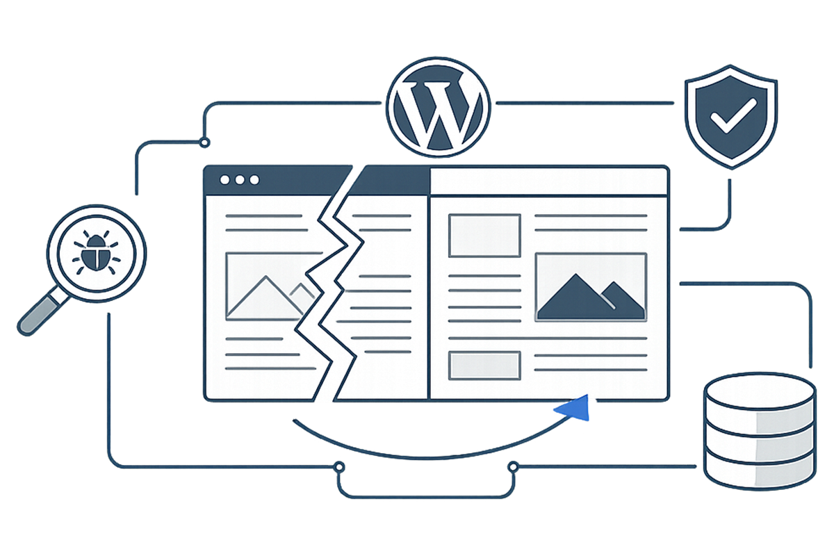 Riparazione/Recupero del sito WordPress